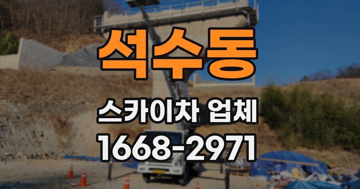 석수동 스카이차 업체