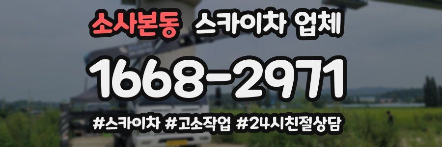 소사본동 스카이차 업체