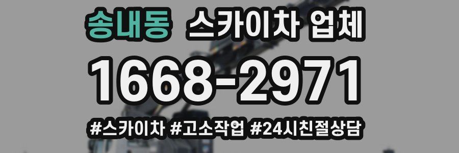 송내동 스카이차 업체