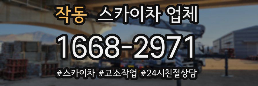 작동 스카이차 업체