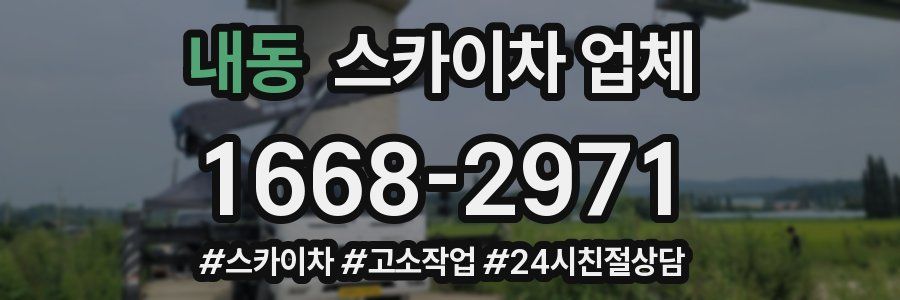 내동 스카이차 업체