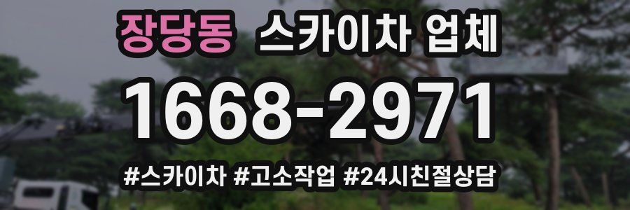 장당동 스카이차 업체