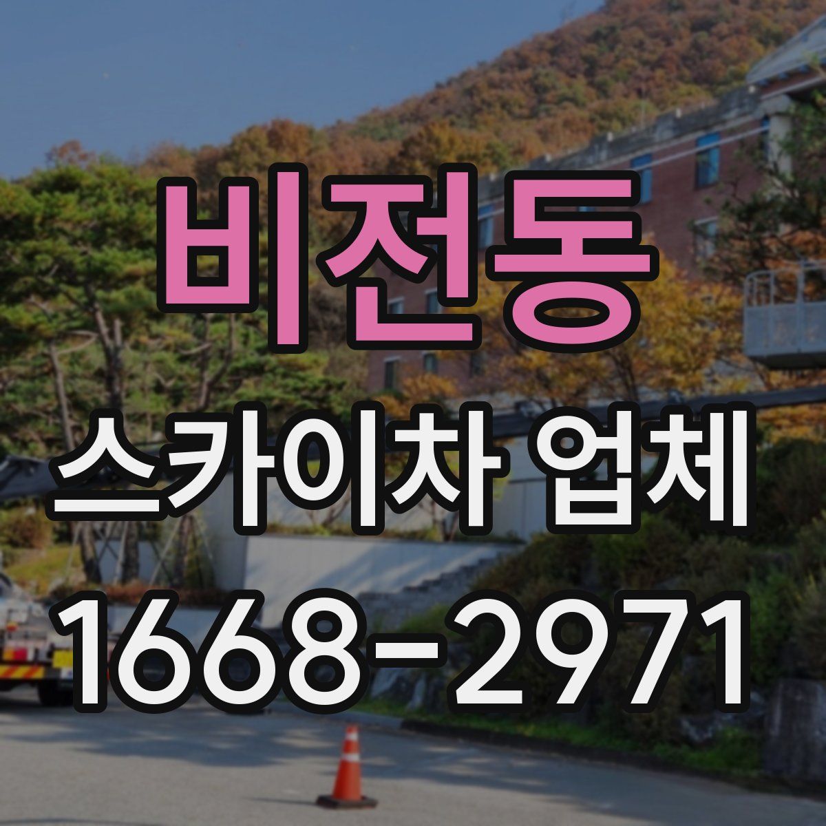 비전동 스카이차 업체