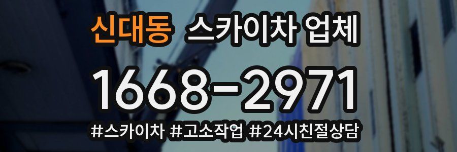신대동 스카이차 업체