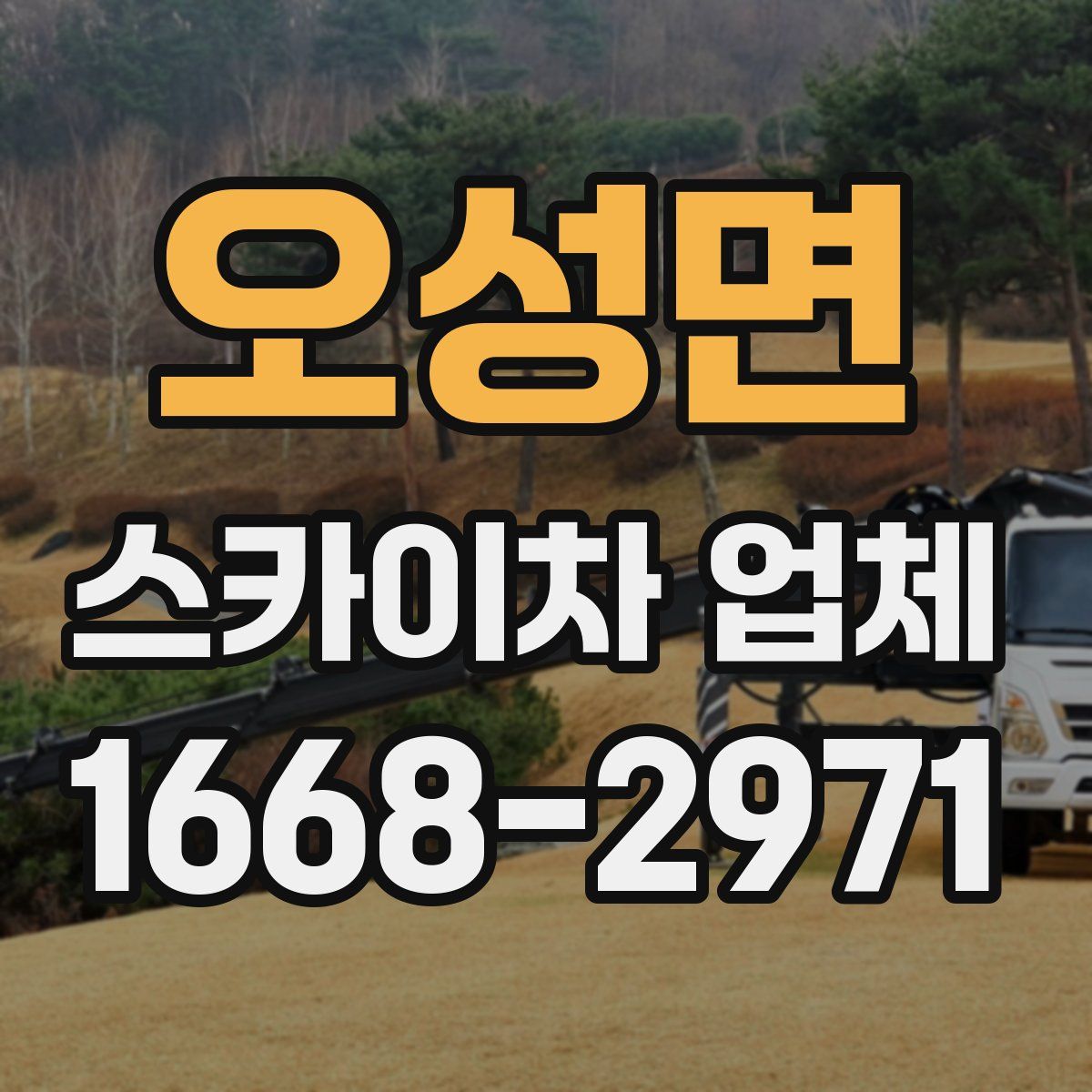 오성면 스카이차 업체
