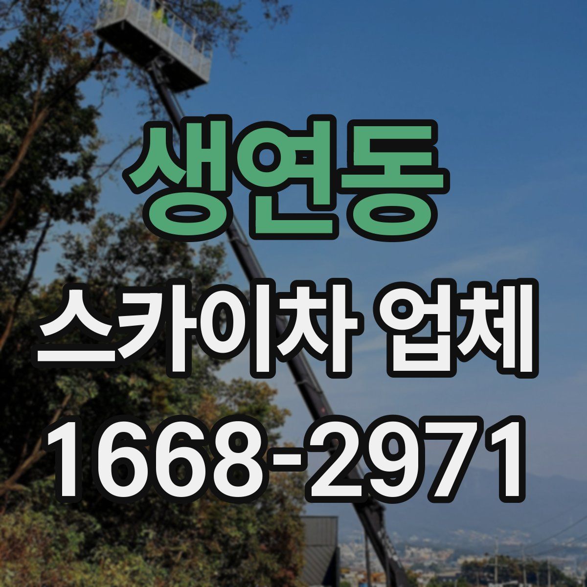 생연동 스카이차 업체