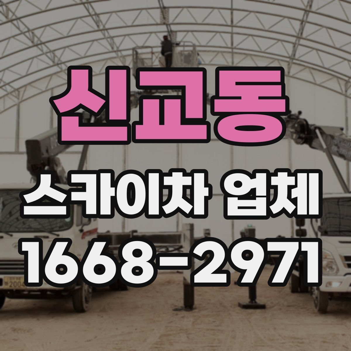 신교동 스카이차 업체