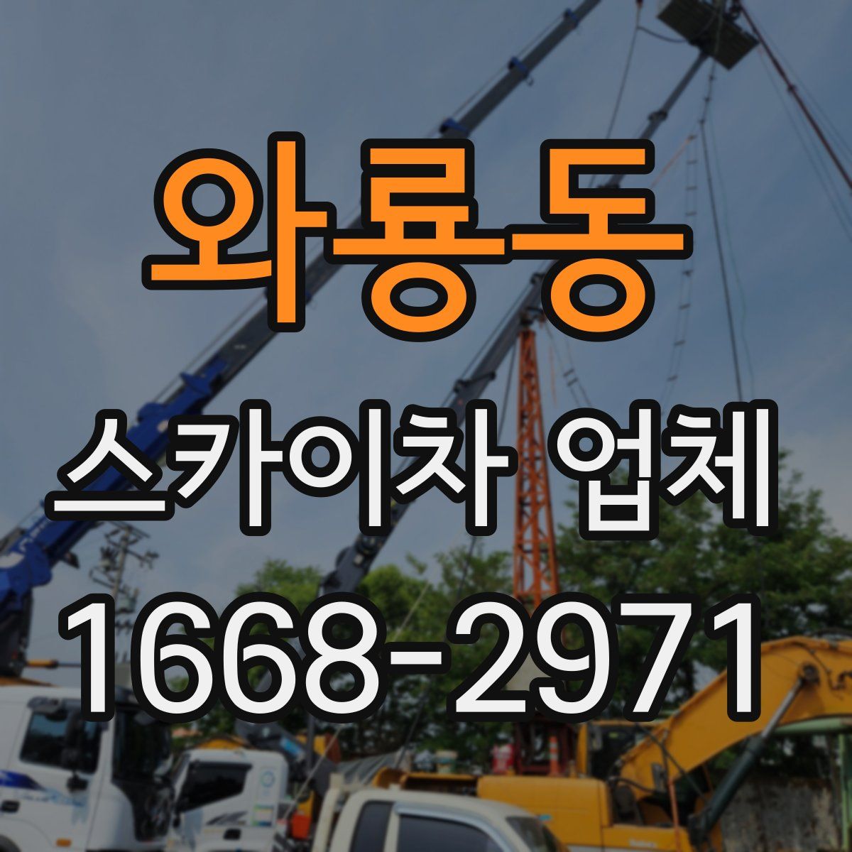 와룡동 스카이차 업체