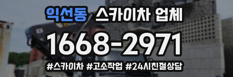 익선동 스카이차 업체