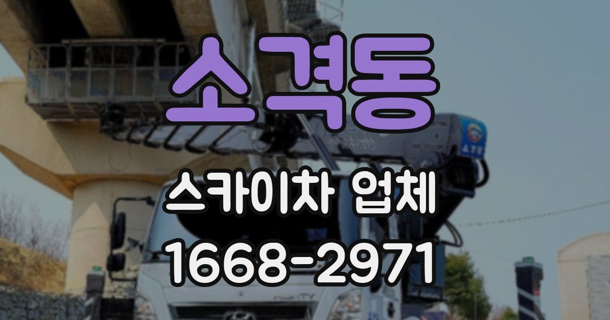 소격동 스카이차 업체