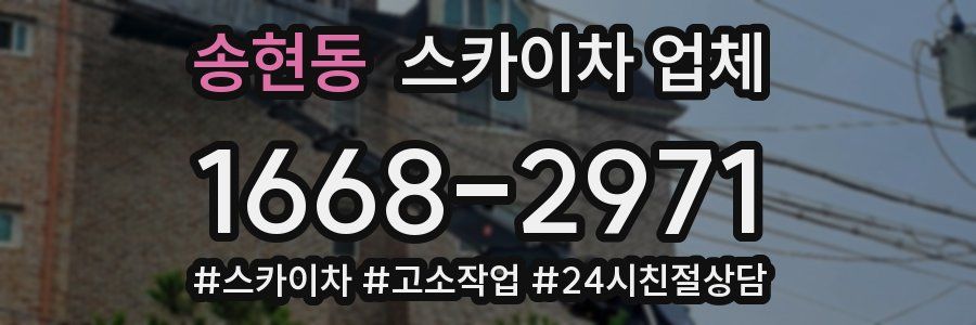 송현동 스카이차 업체