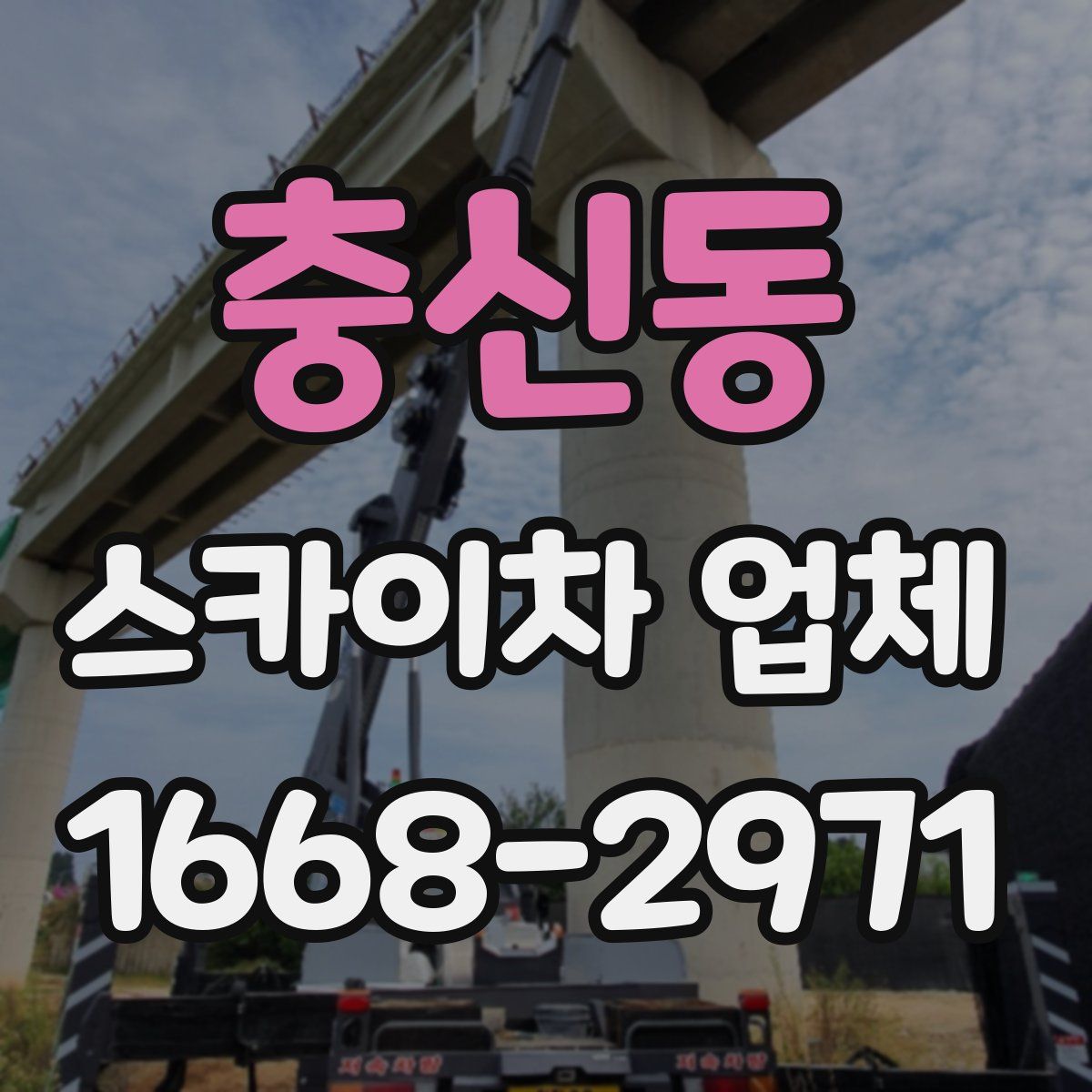 충신동 스카이차 업체