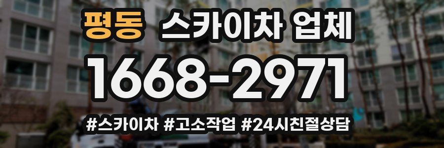 평동 스카이차 업체