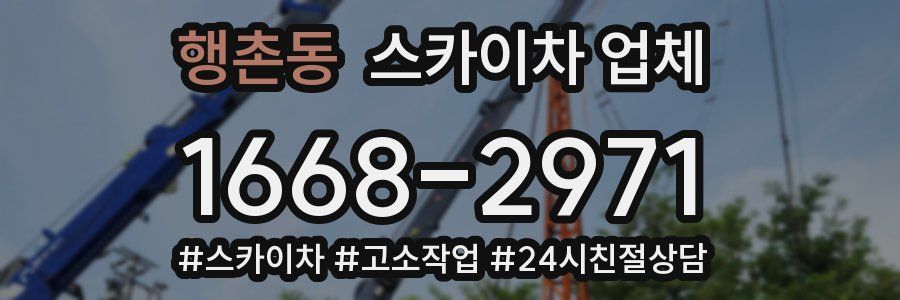 행촌동 스카이차 업체