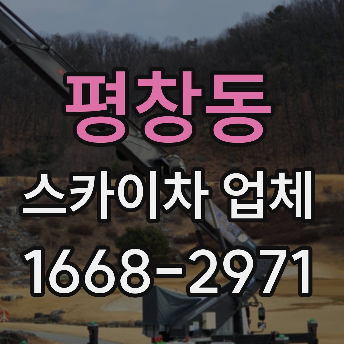 평창동 스카이차 업체