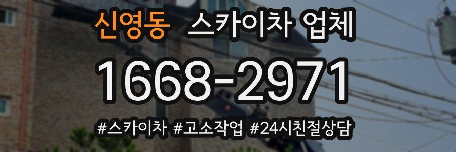 신영동 스카이차 업체