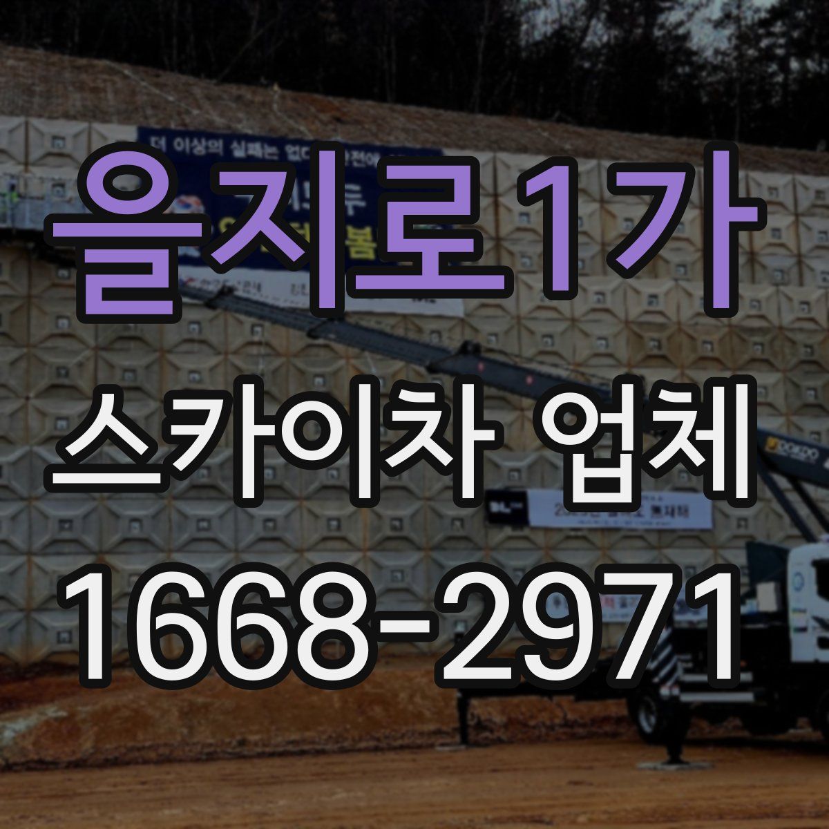 을지로1가 스카이차 업체