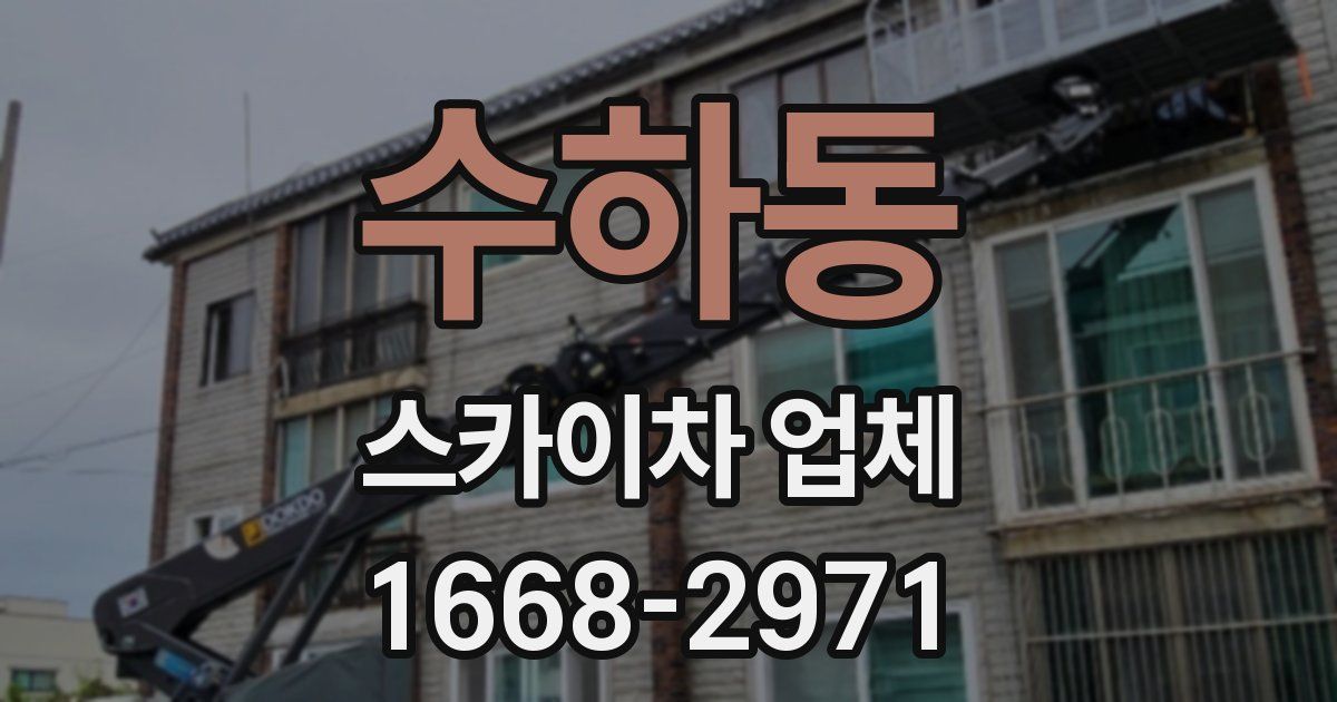 수하동 스카이차 업체