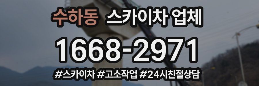 수하동 스카이차 업체