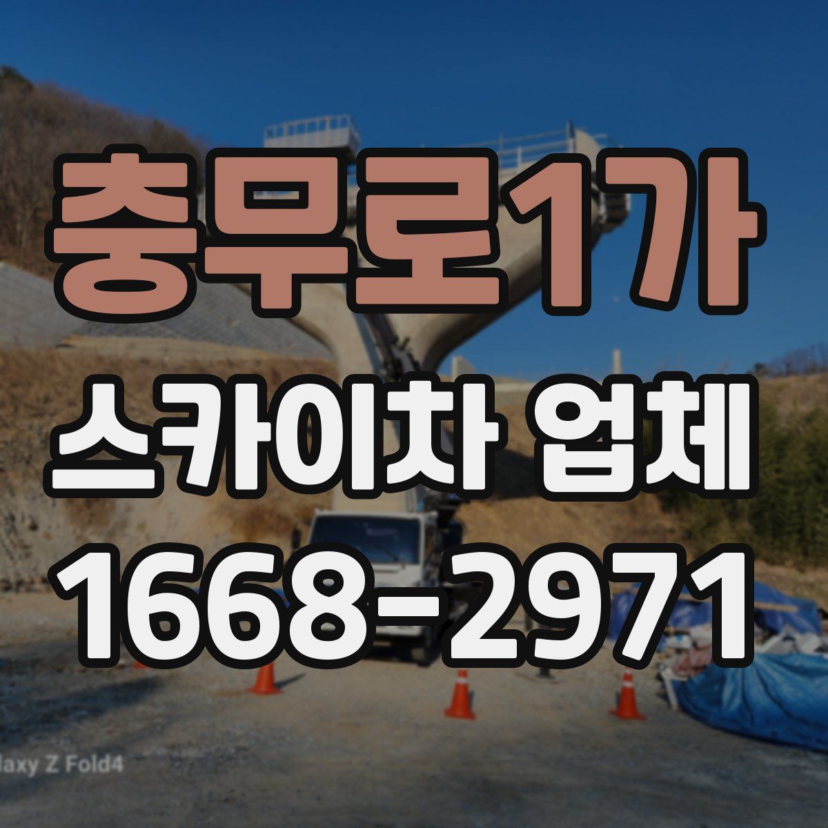 충무로1가 스카이차 업체