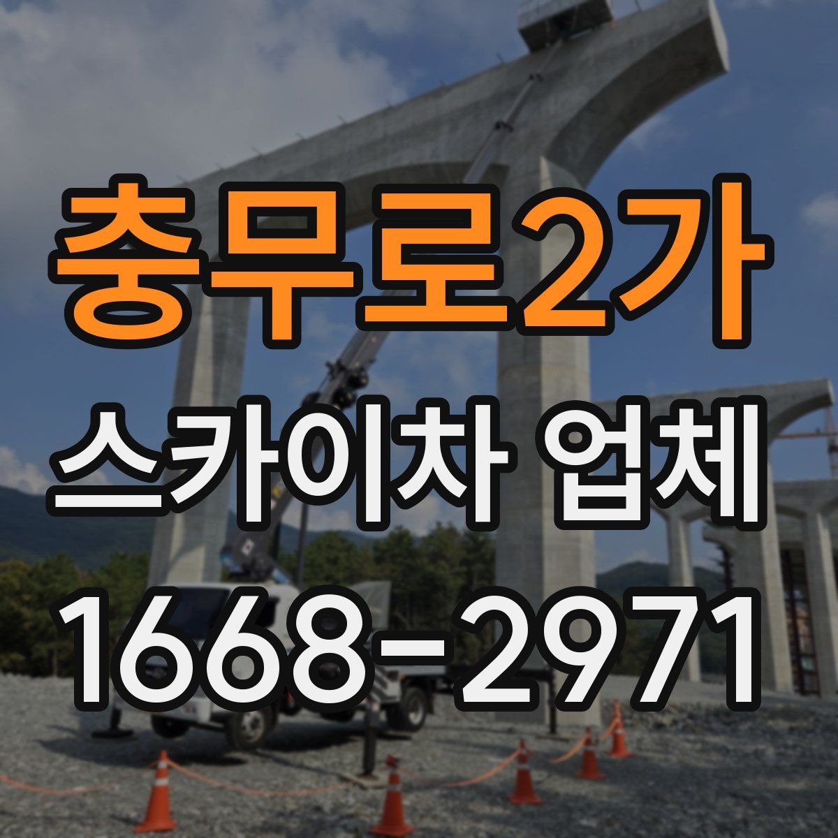 충무로2가 스카이차 업체