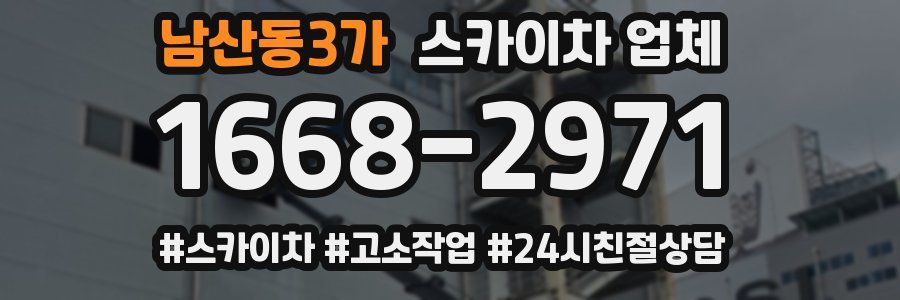 남산동3가 스카이차 업체