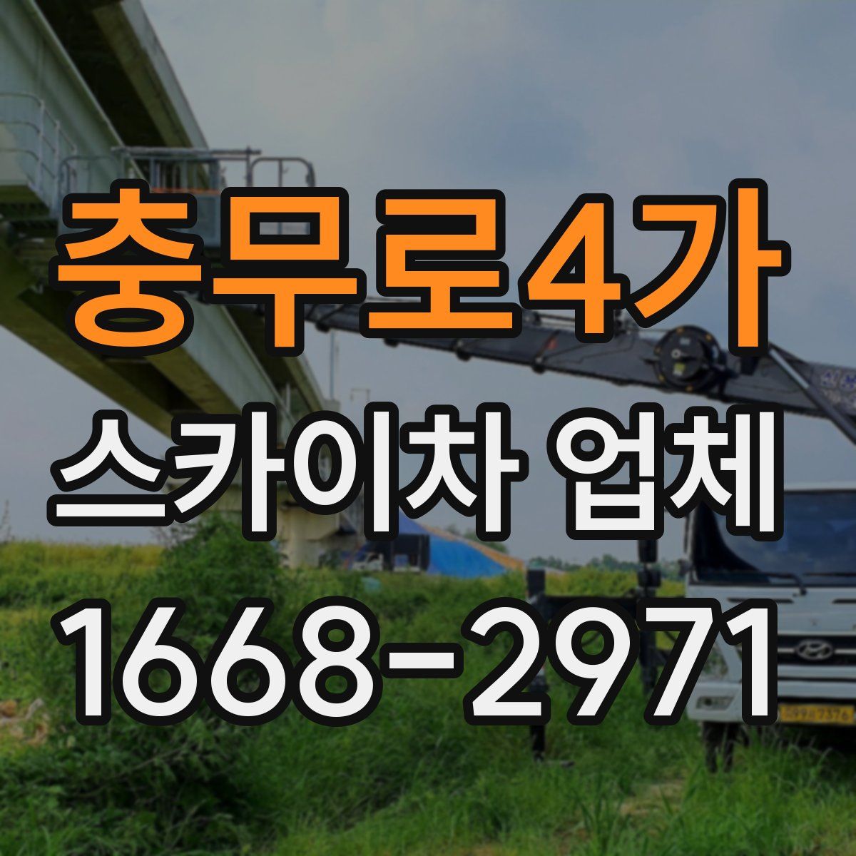 충무로4가 스카이차 업체