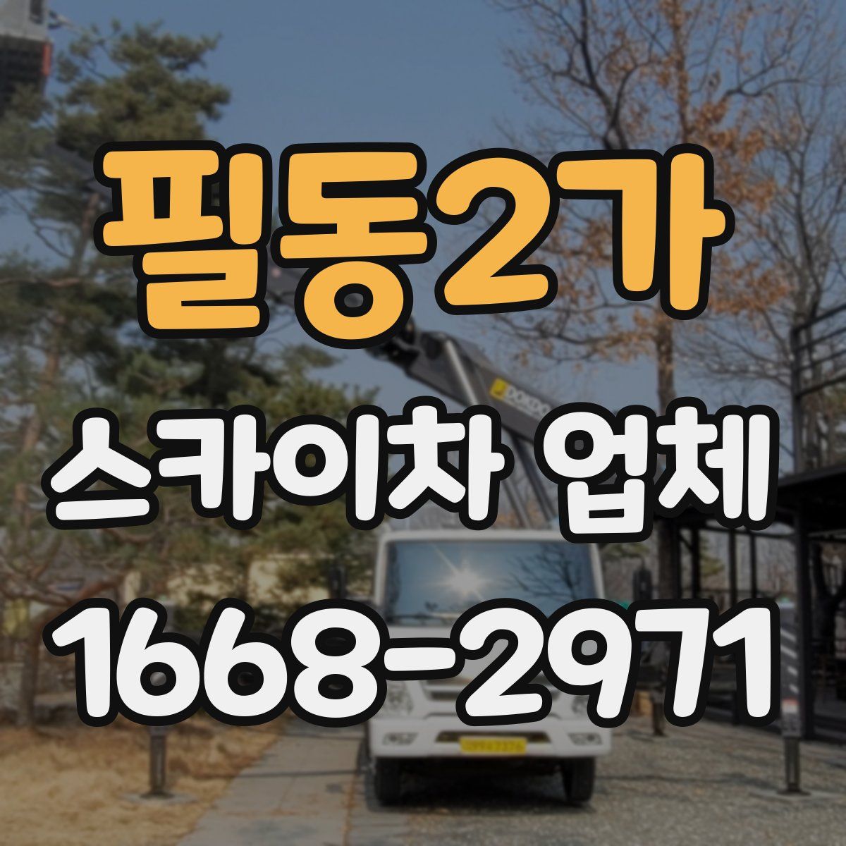 필동2가 스카이차 업체
