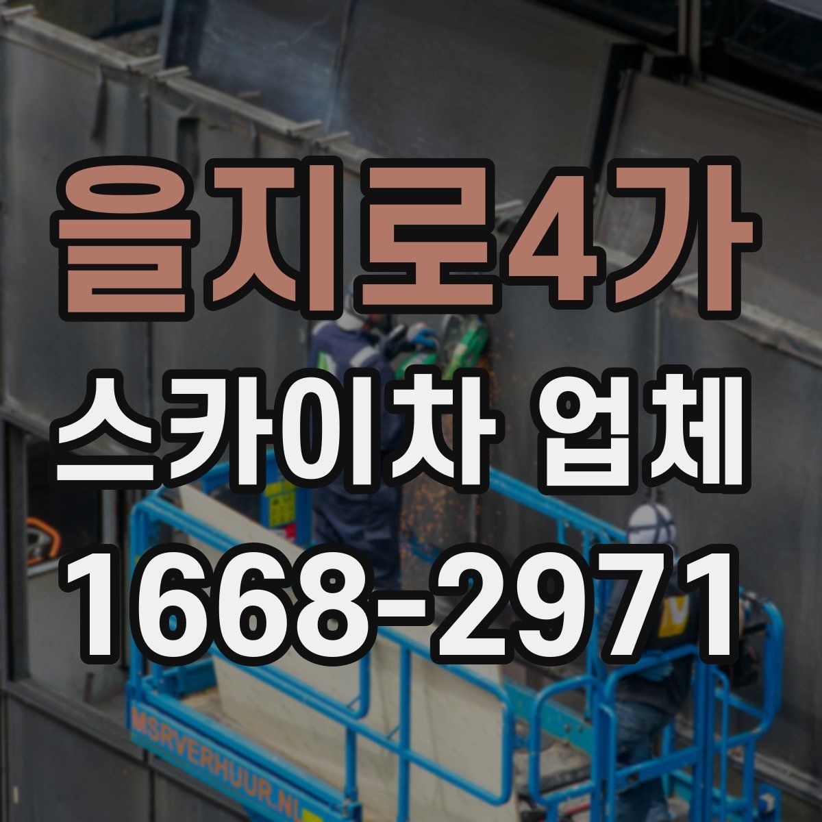 을지로4가 스카이차 업체