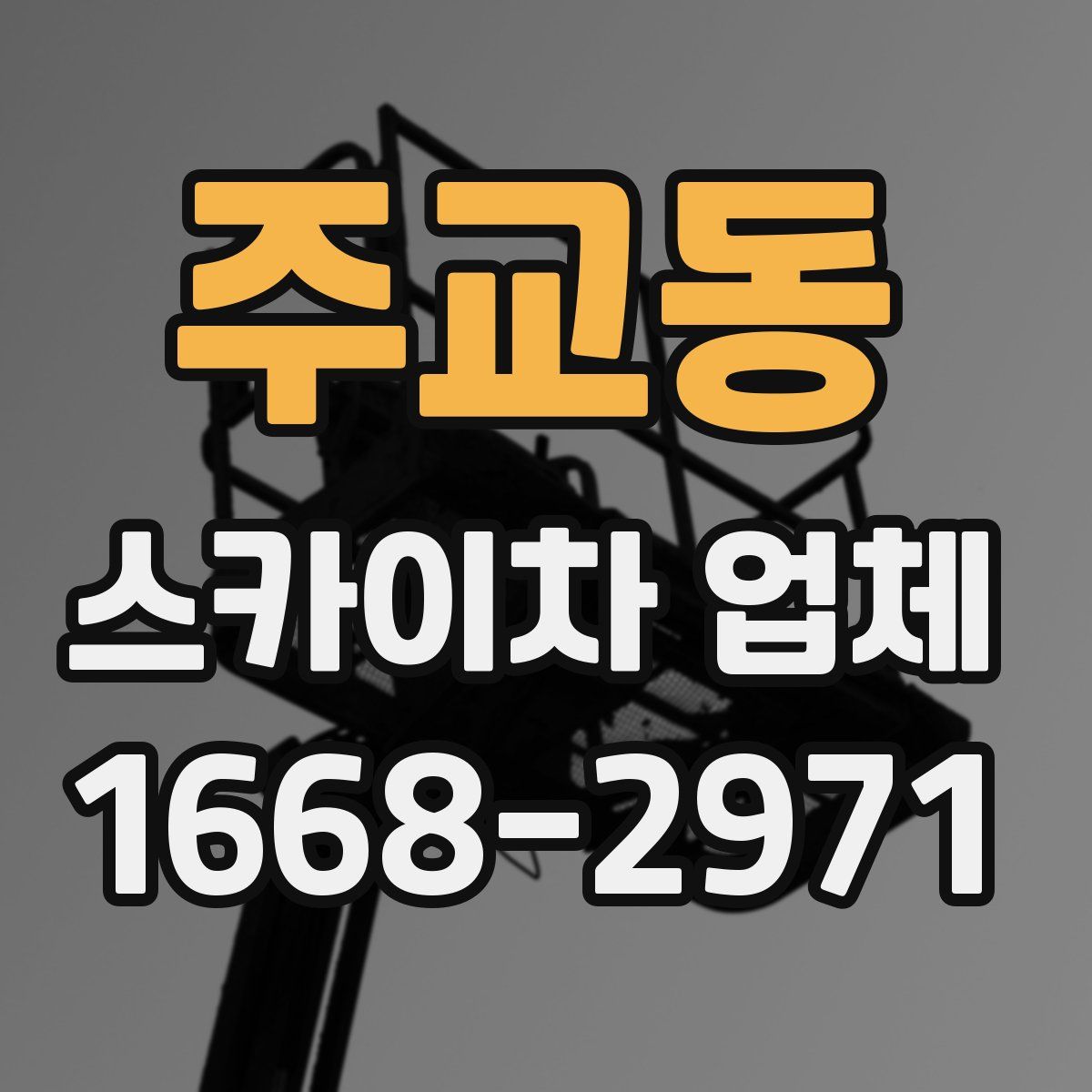 주교동 스카이차 업체