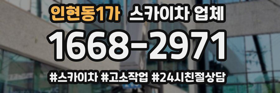 인현동1가 스카이차 업체