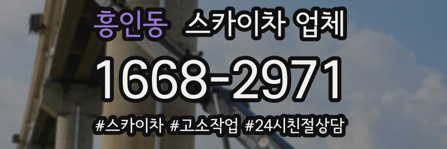 흥인동 스카이차 업체