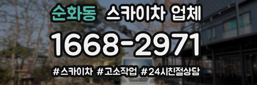 순화동 스카이차 업체