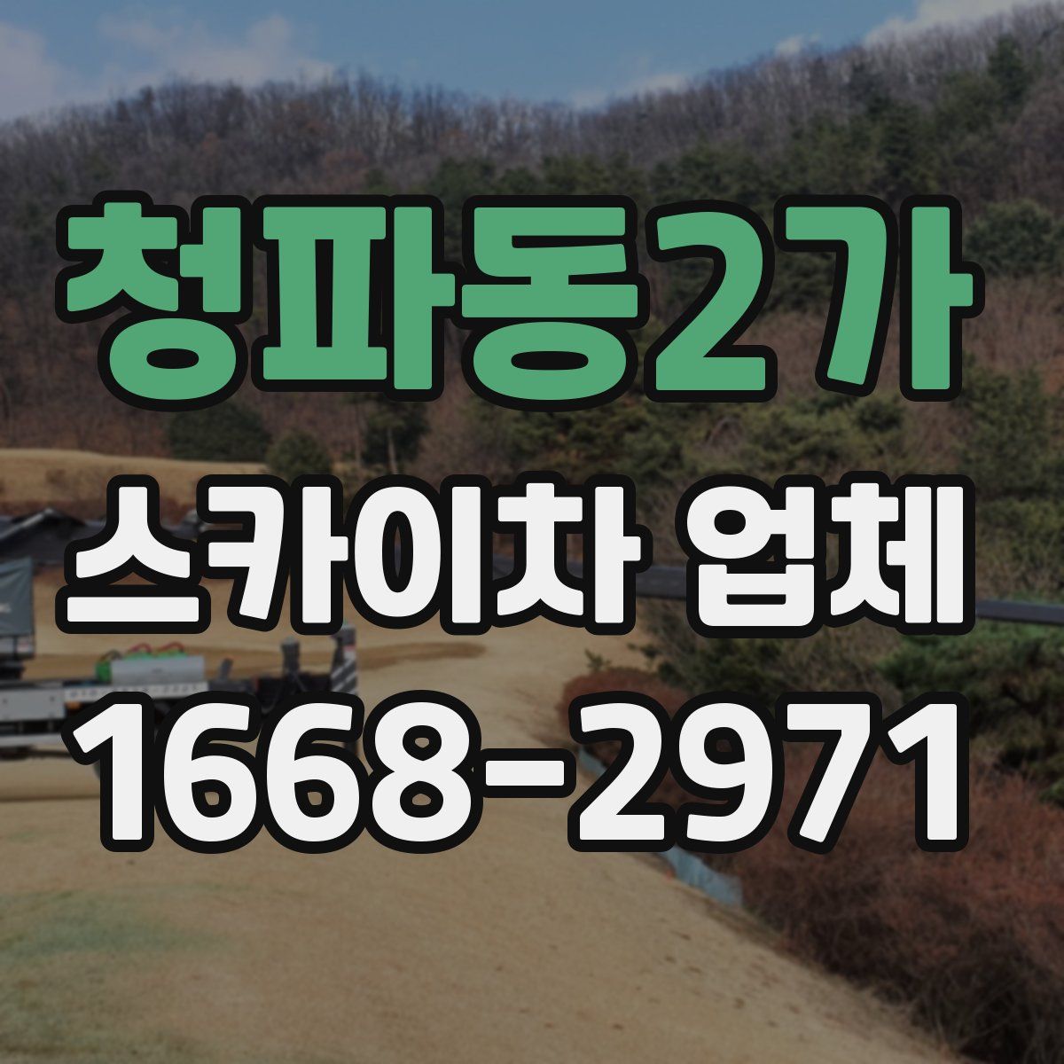 청파동2가 스카이차 업체