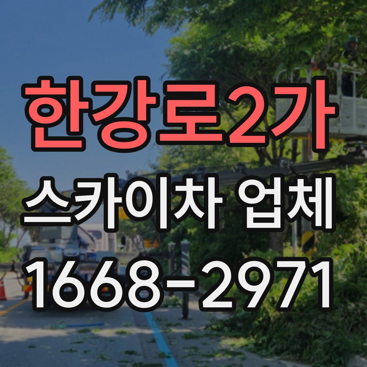 한강로2가 스카이차 업체