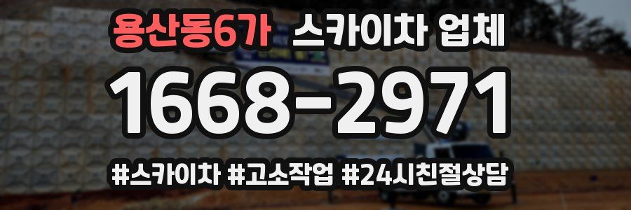 용산동6가 스카이차 업체