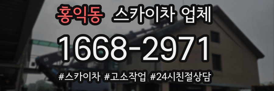 홍익동 스카이차 업체