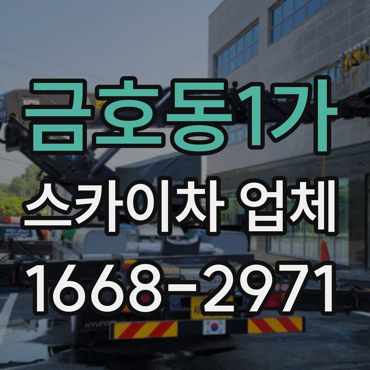 금호동1가 스카이차 업체