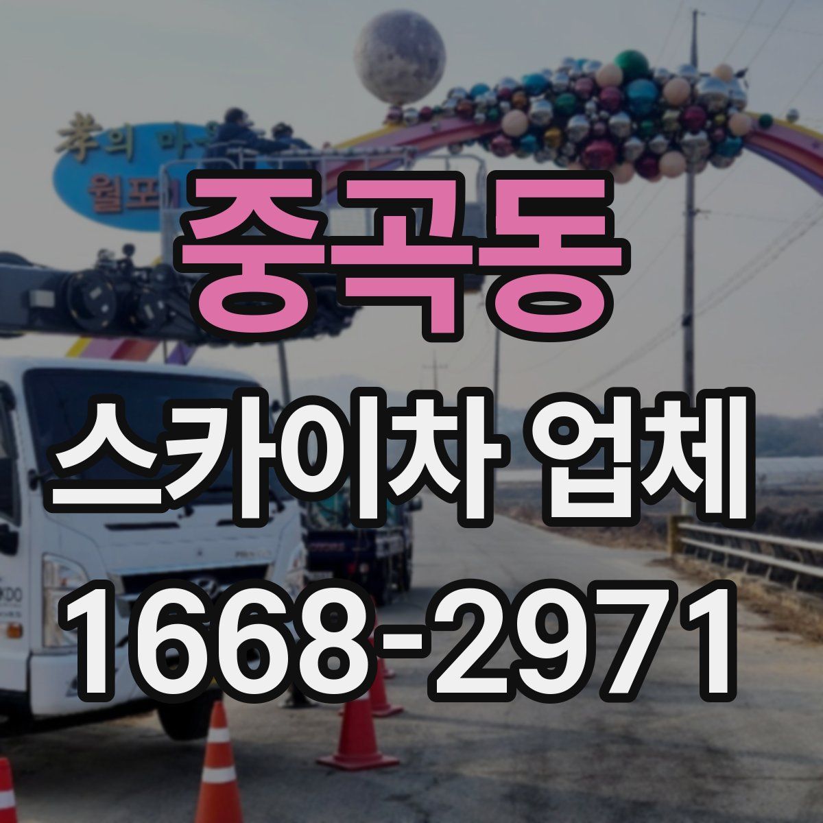 중곡동 스카이차 업체