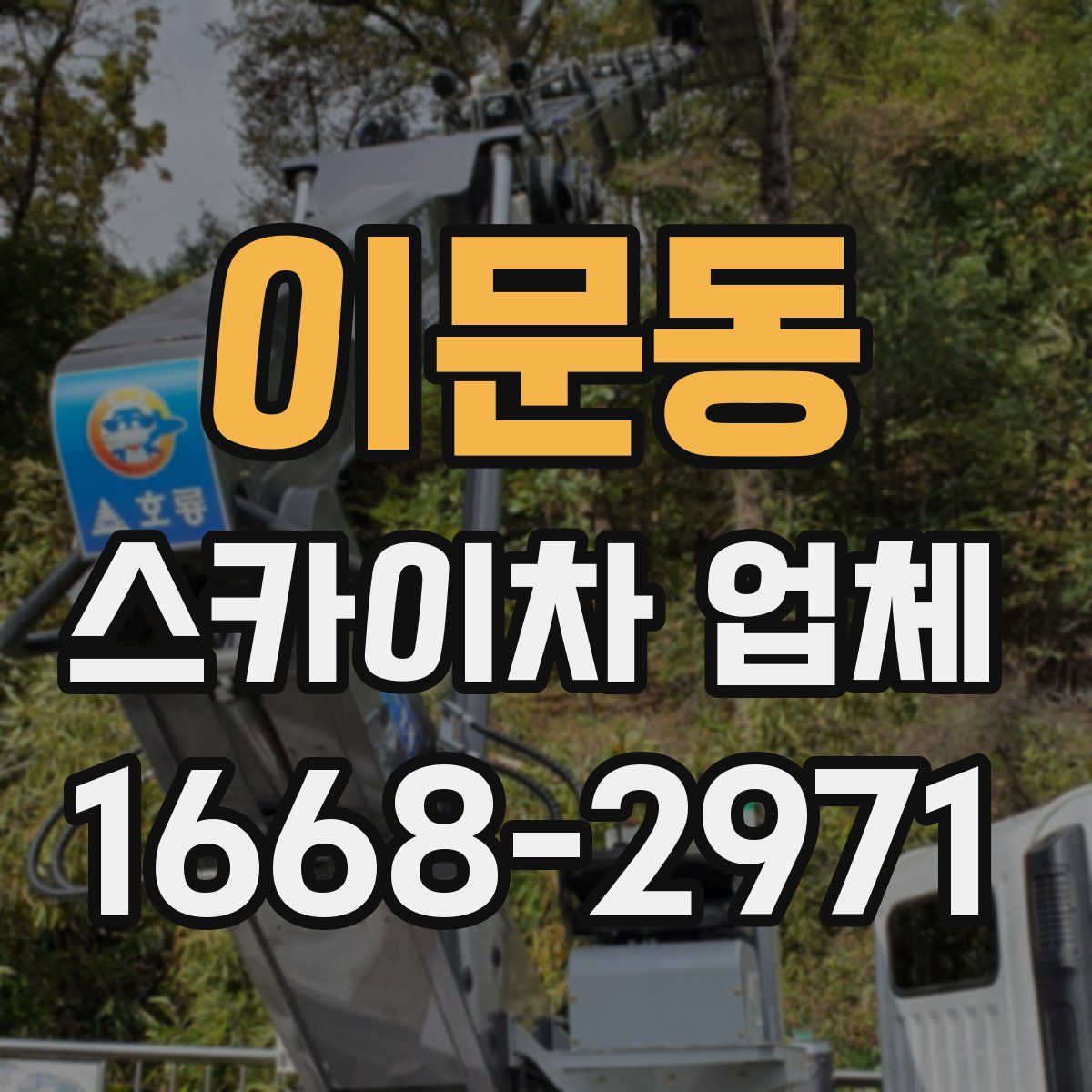 이문동 스카이차 업체