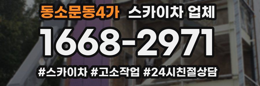 동소문동4가 스카이차 업체