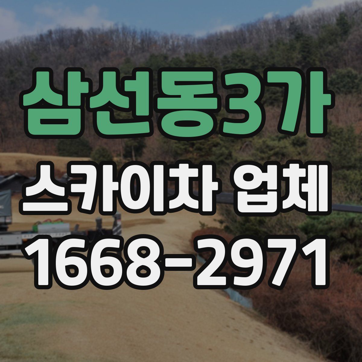 삼선동3가 스카이차 업체