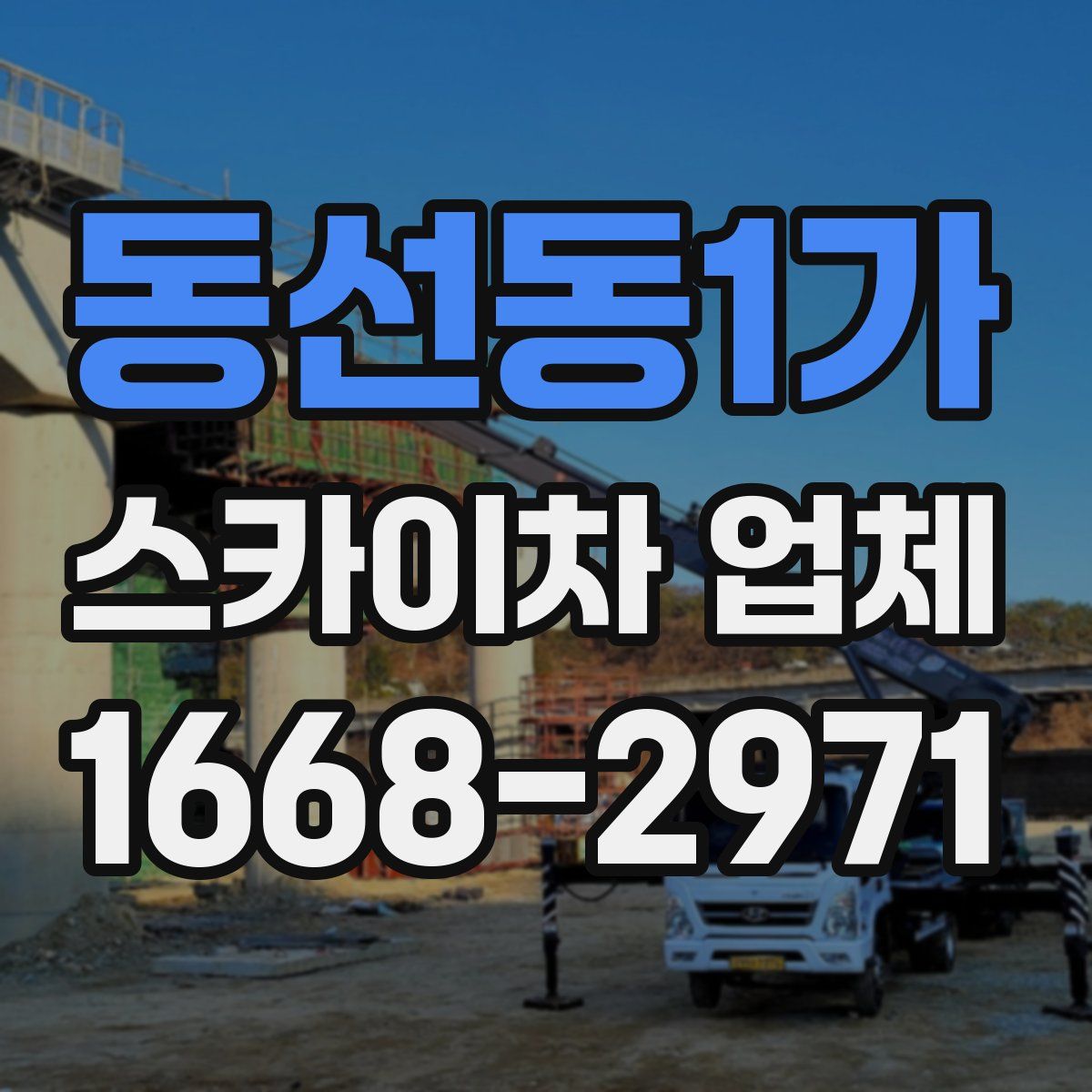 동선동1가 스카이차 업체