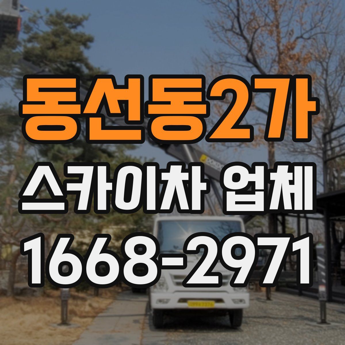 동선동2가 스카이차 업체