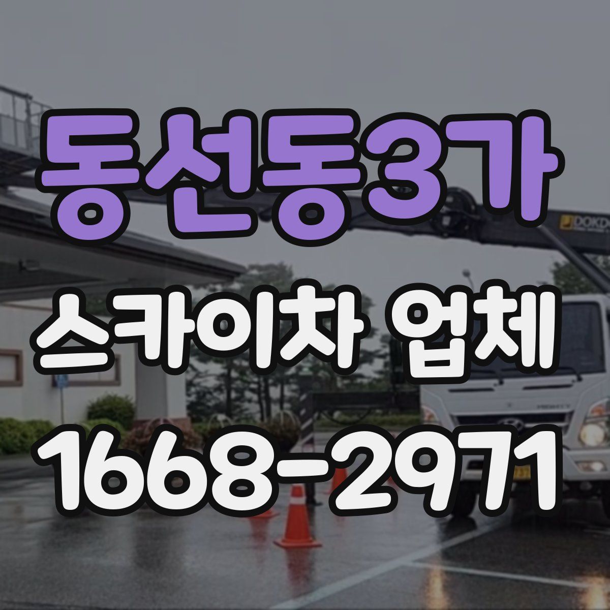 동선동3가 스카이차 업체