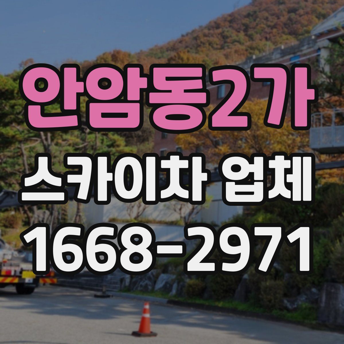 안암동2가 스카이차 업체