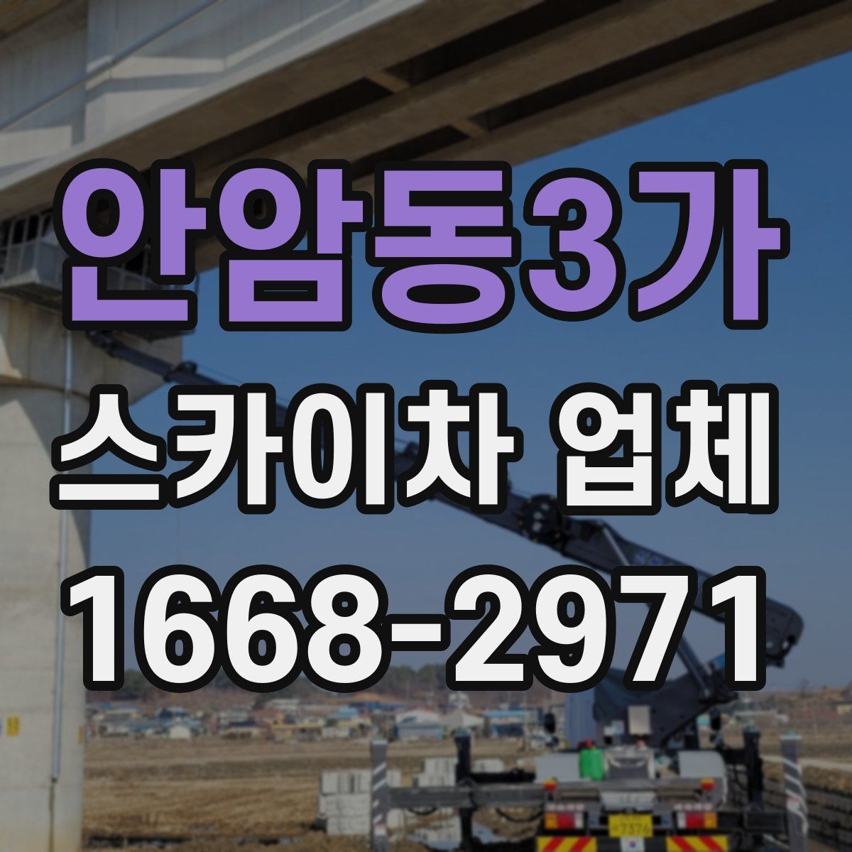 안암동3가 스카이차 업체