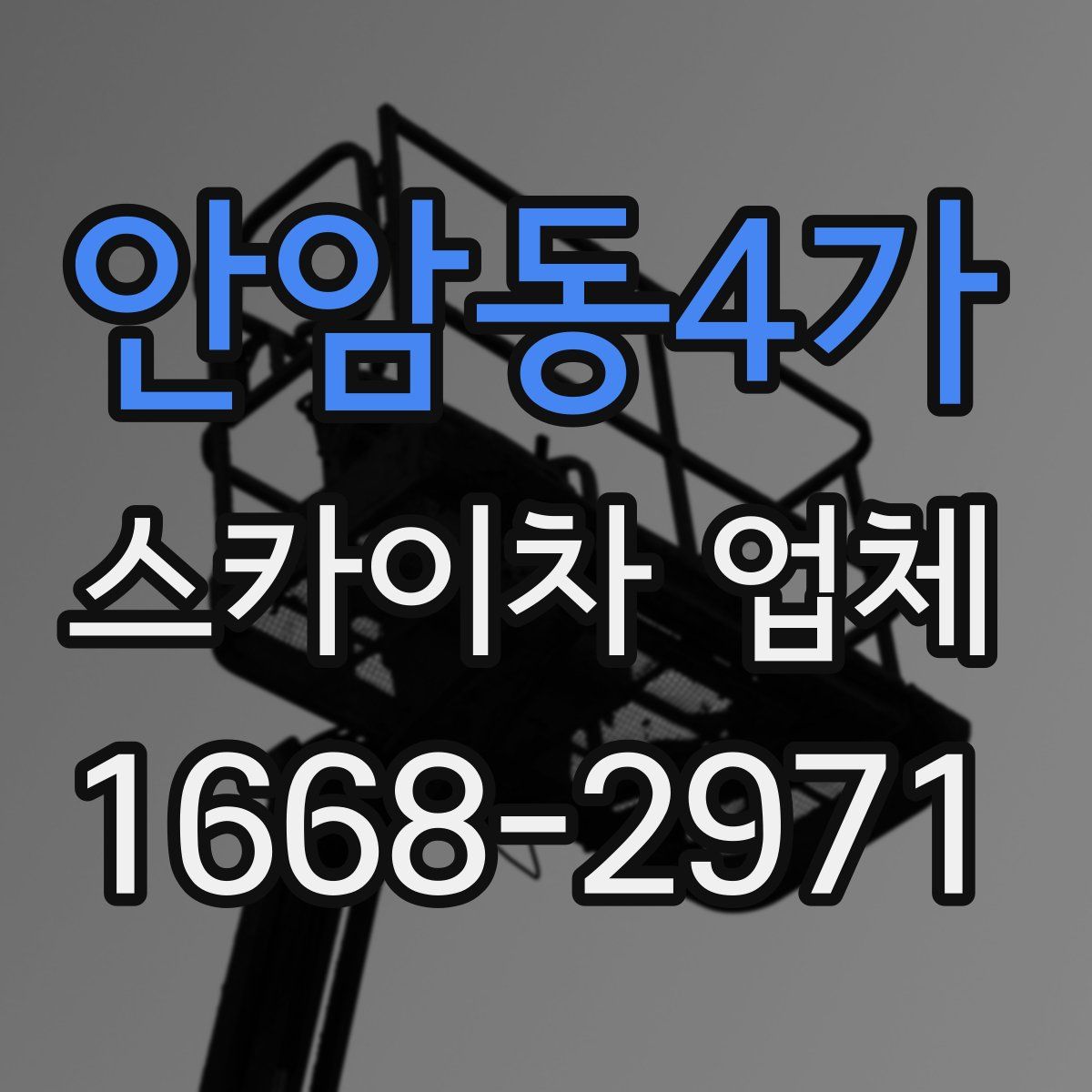 안암동4가 스카이차 업체