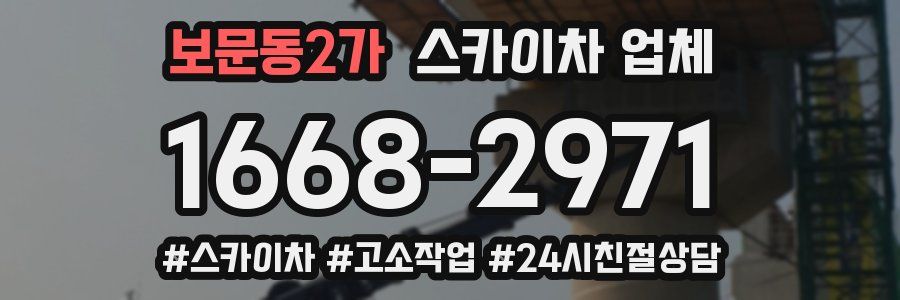 보문동2가 스카이차 업체