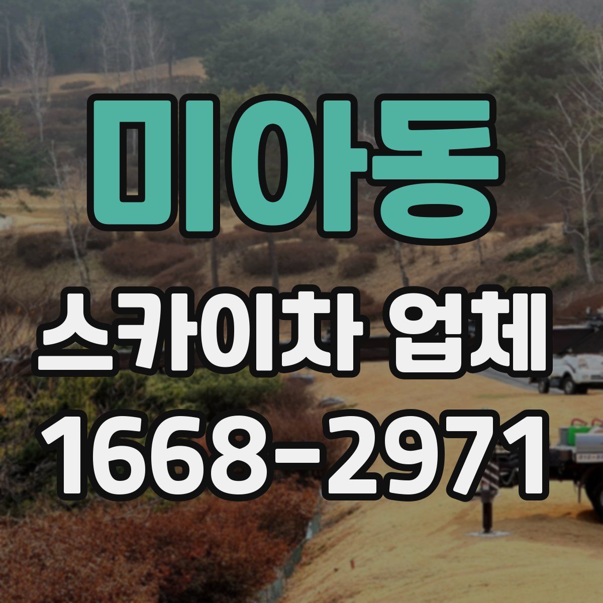 미아동 스카이차 업체